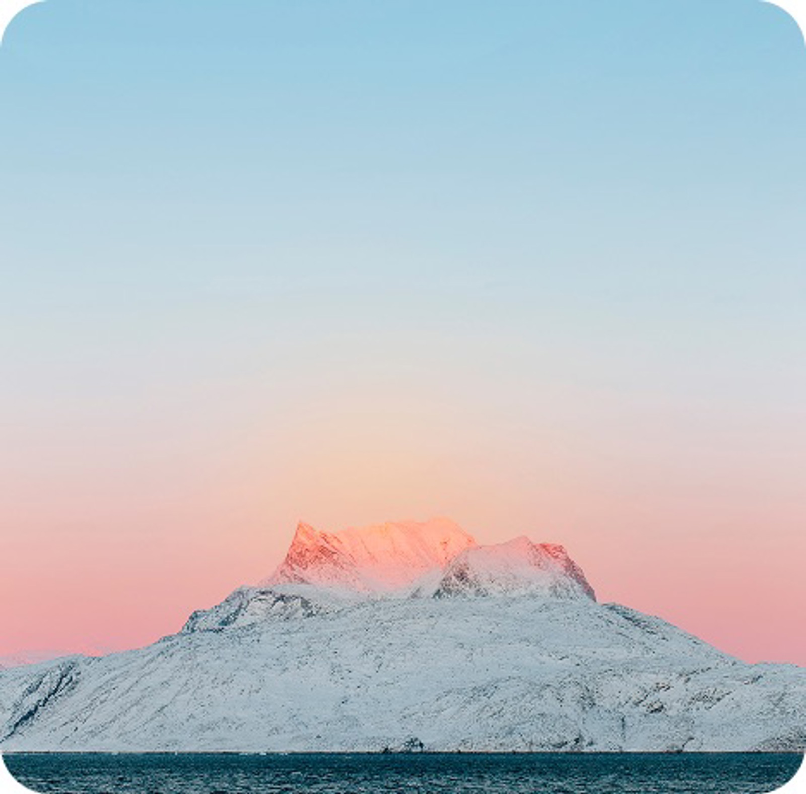 Snowy mountain